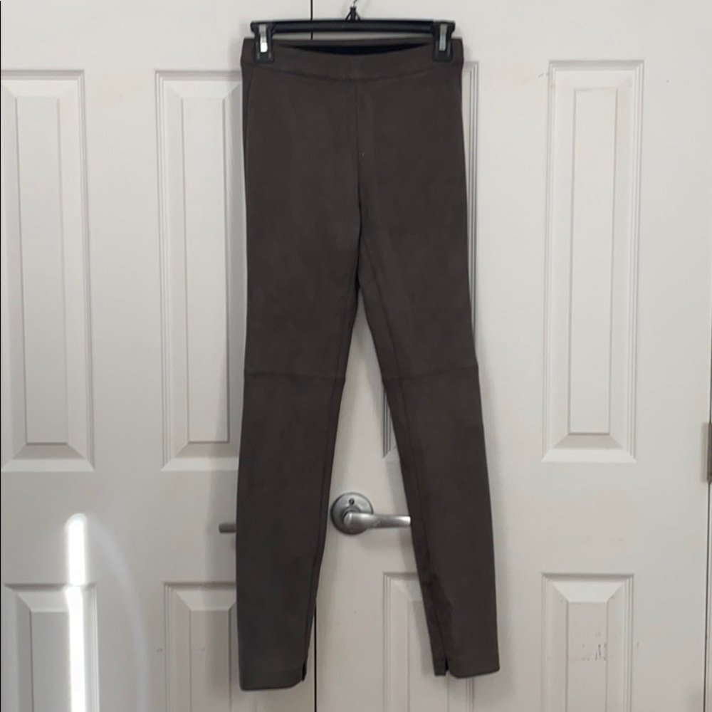 Tahari Suede High Waisted Legging